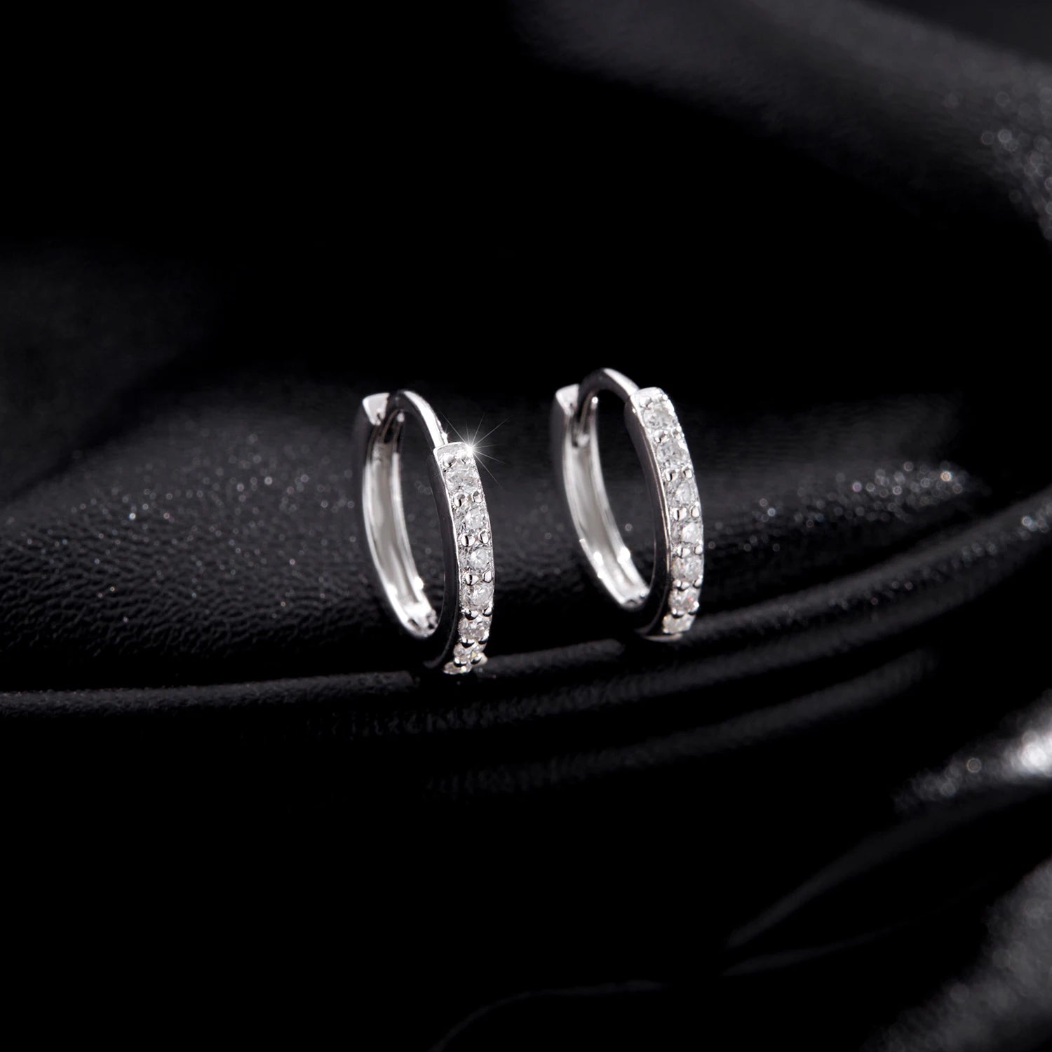 Brinco Argola em Moissanite – Virena Elorian 3