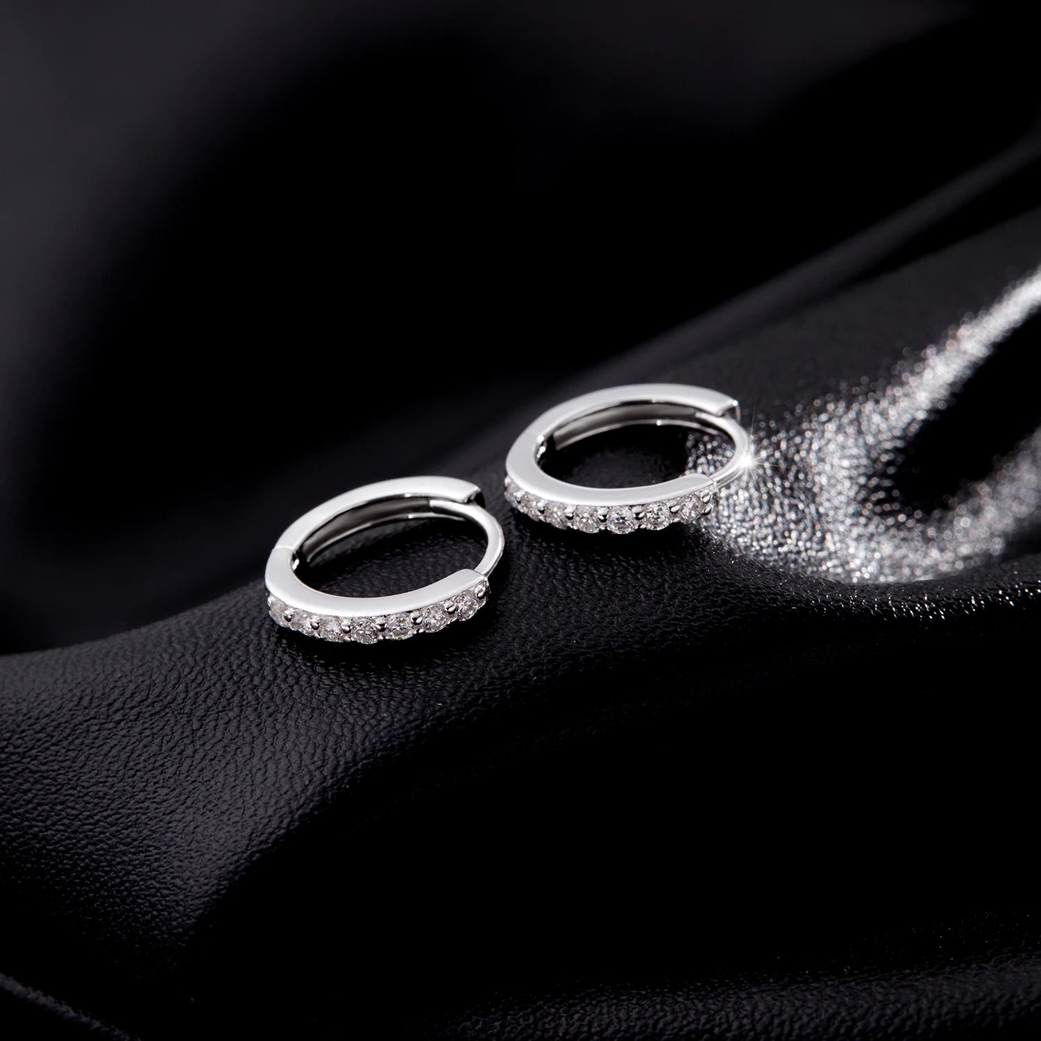 Brinco Argola em Moissanite – Virena Elorian 4