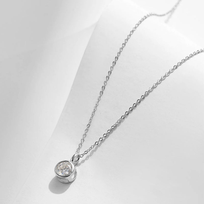 Colar Ponto de Luz em Moissanite - Virena Eternelle