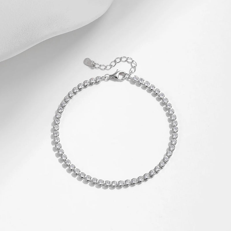 Pulseira Tennis em Prata 925 - Virena Diamond Luxe