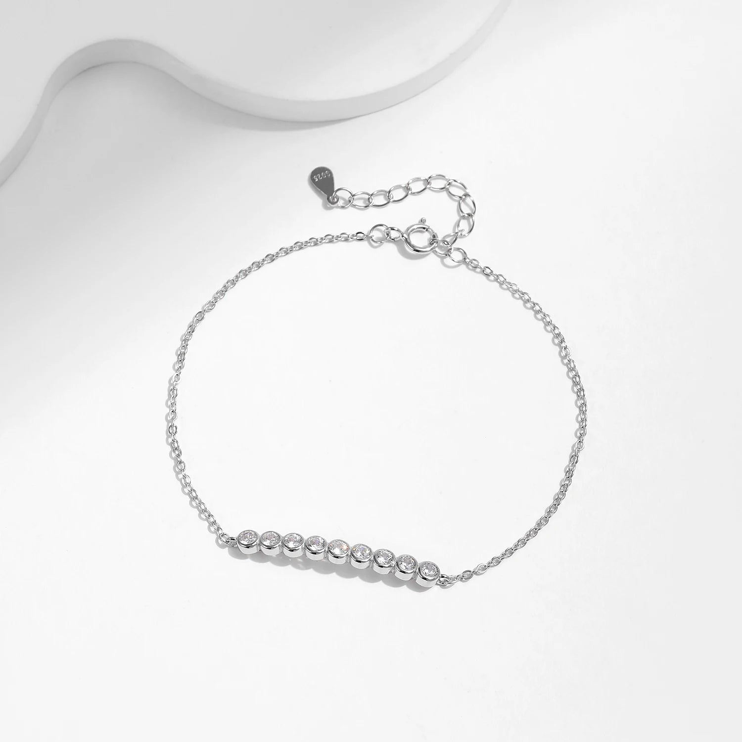 Pulseira Minimalista em Moissanite - Virena Starlight