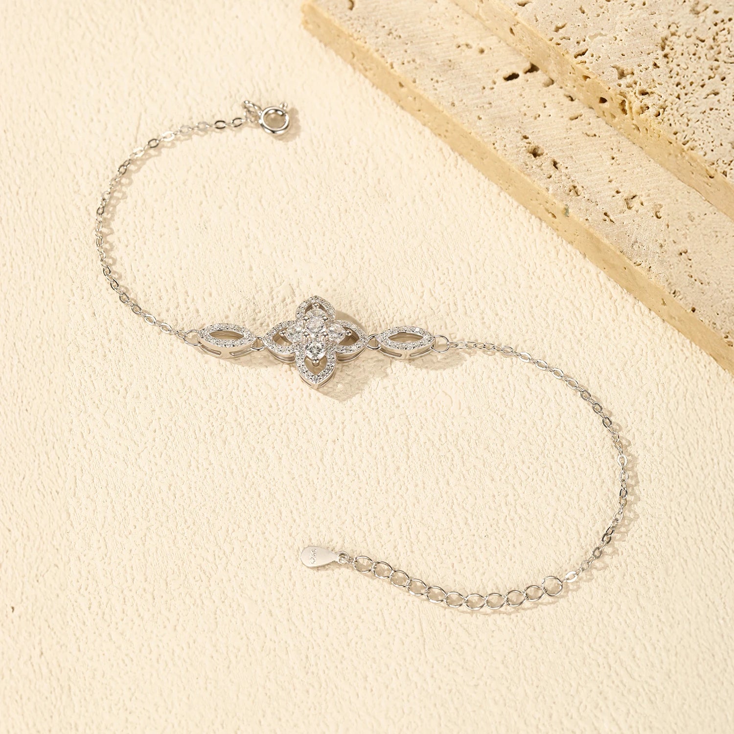 Pulseira Trevo em Prata 925 - Virena Amaris