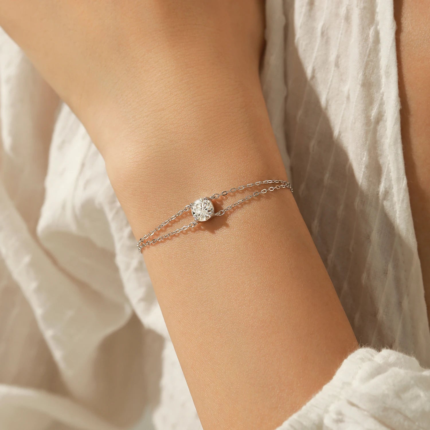 Pulseira em Moissanite 1CT - Virena Opulence