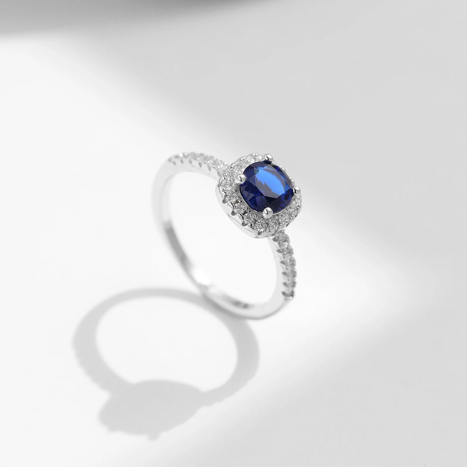 Anel Azul em Prata 925 - Virena Ocean Glow