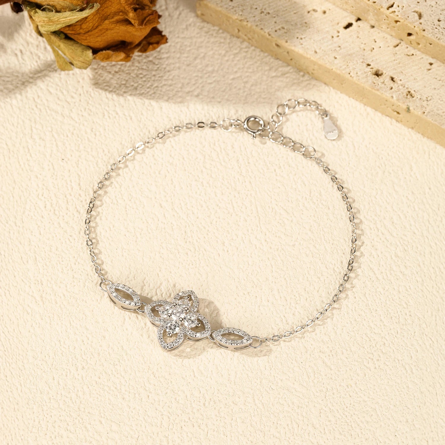 Pulseira Trevo em Prata 925 - Virena Amaris