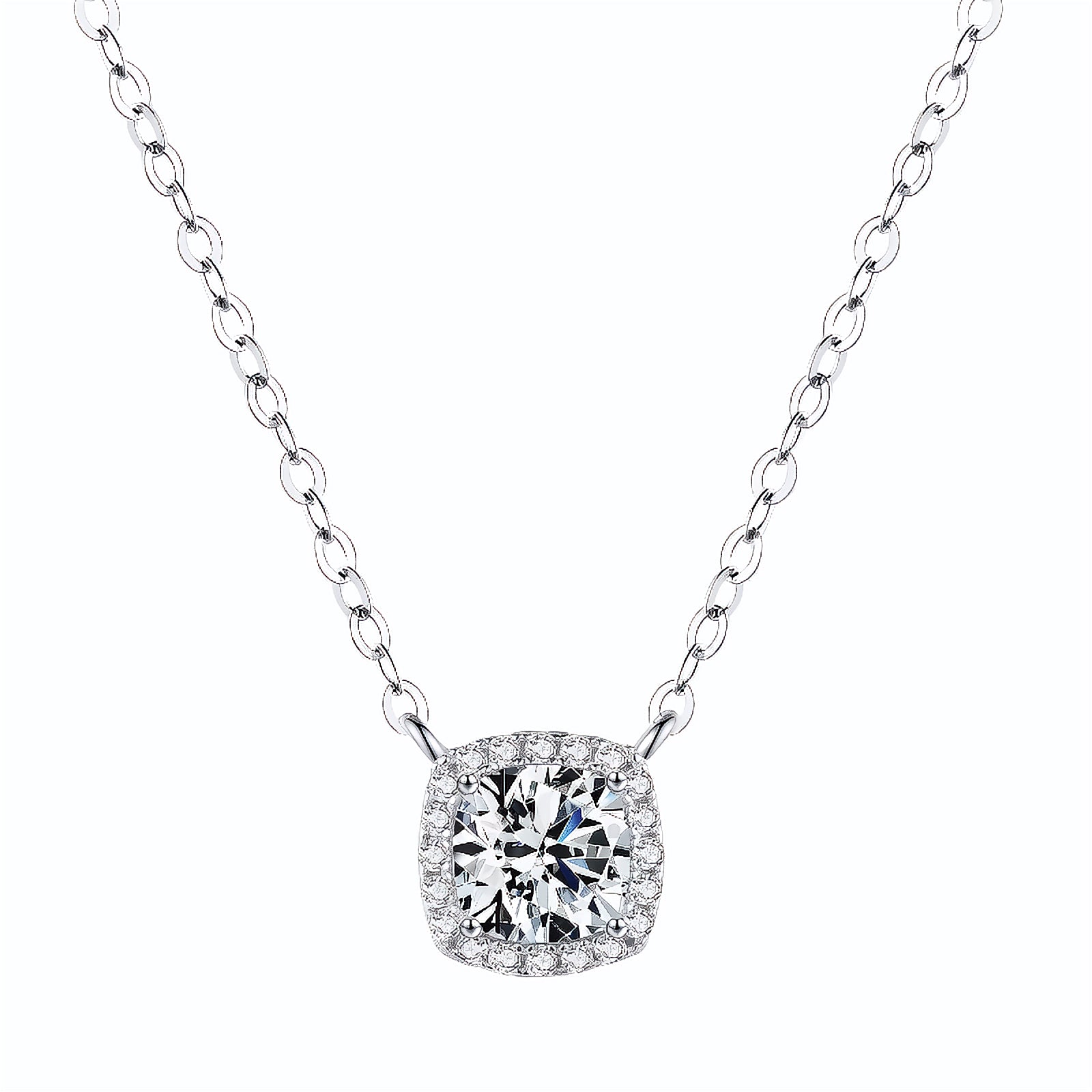 Colar Ponto de Luz em Moissanite - Virena Monarque