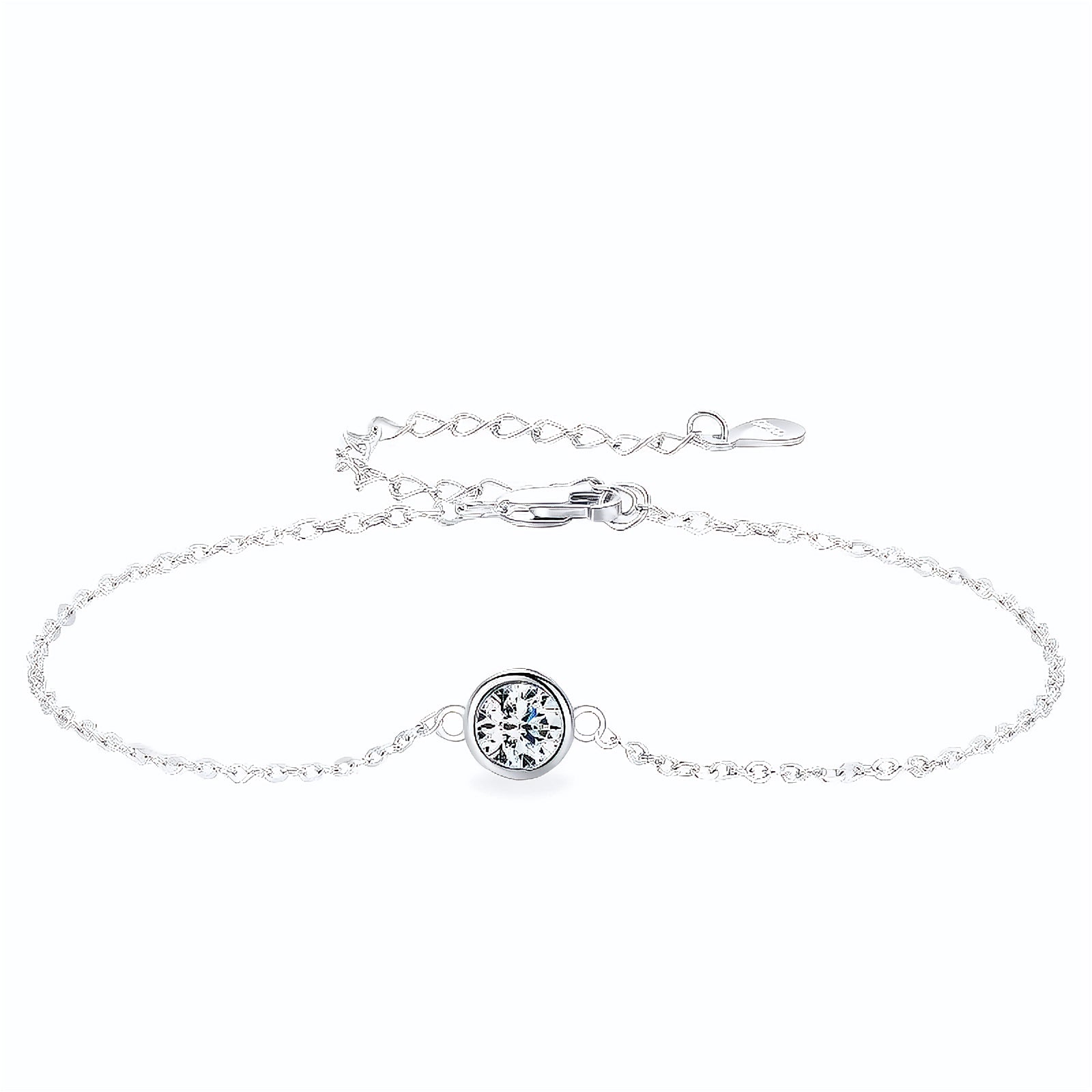 Pulseira Ponto de Luz em Moissanite - Virena Pure