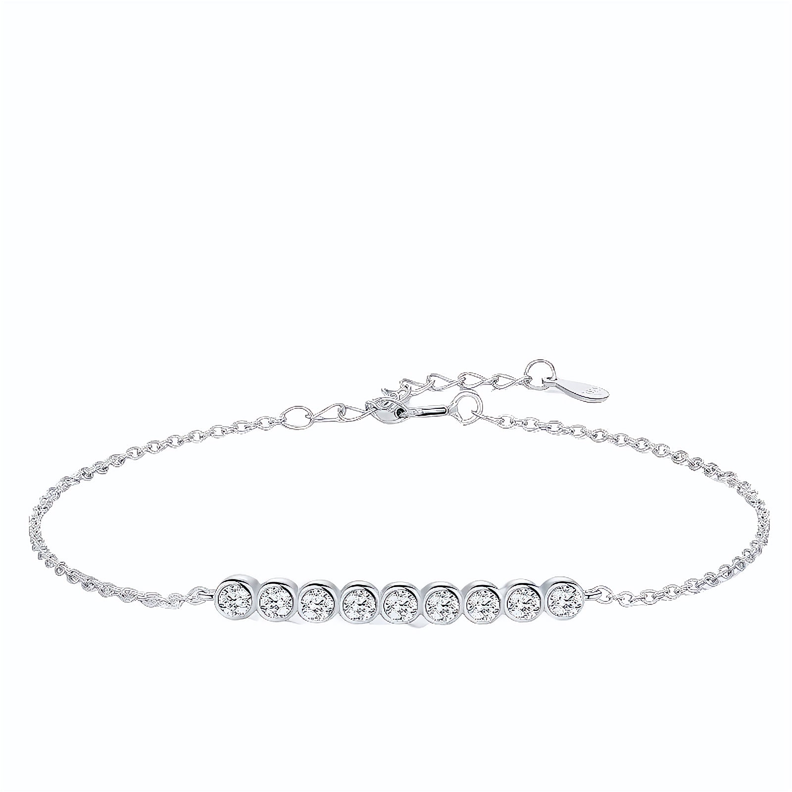 Pulseira Minimalista em Moissanite - Virena Starlight
