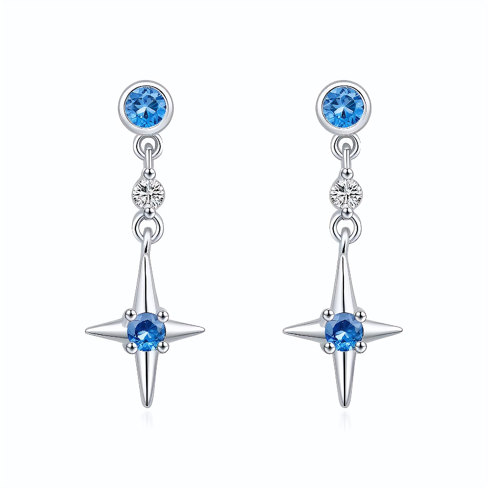 Brinco Pendente em Prata 925 – Virena Asteri