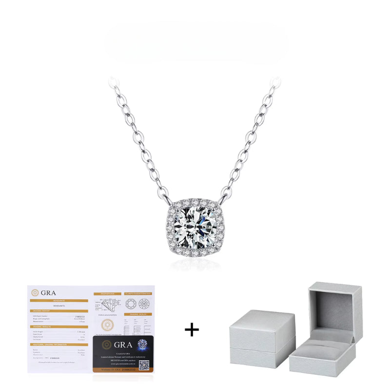 Colar Ponto de Luz em Moissanite - Virena Monarque