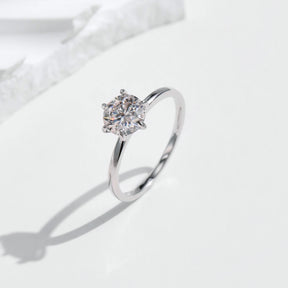 Anel Classico Solitario em Moissanite 1CT - Virena Imperior 3