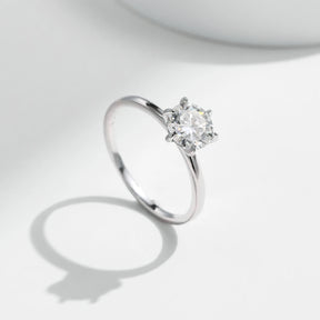 Anel Classico Solitario em Moissanite 1CT - Virena Imperior 4