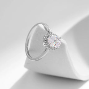 Anel Solitario Oval em Prata 925 - Virena Lavell 5