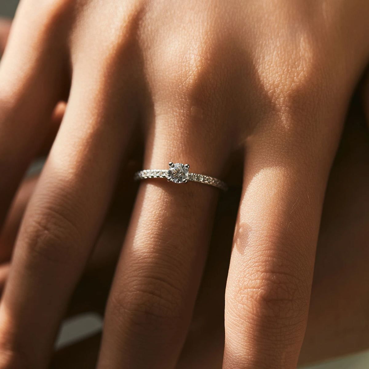 Anel Solitário em Moissanite - Virena Bellezza 2