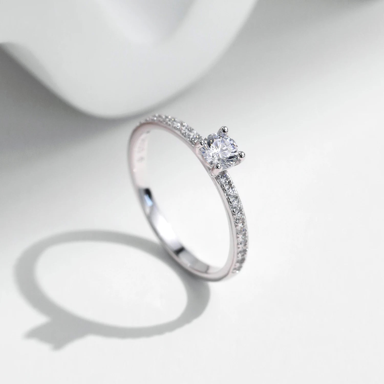 Anel Solitário em Moissanite - Virena Bellezza 3