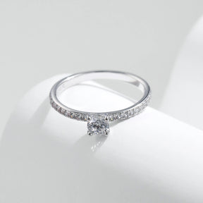 Anel Solitario em Moissanite - Virena Bellezza 4