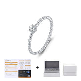 Anel Solitario em Moissanite com Certificado GRA - Virena Monaco
