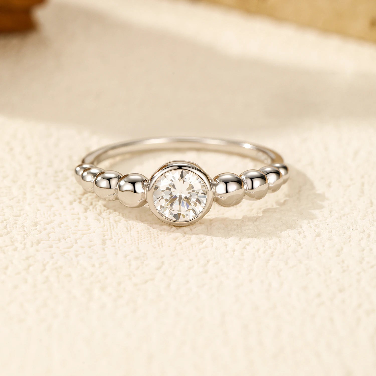 Anel em Moissanite - Virena Orbe 3