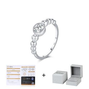 Anel em Moissanite com Certificado GRA - Virena Orbe