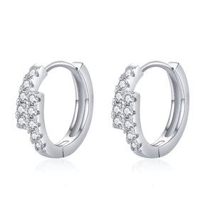 Brinco Argola em Moissanite - Virena Halley