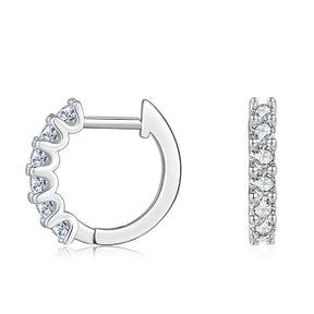 Brinco Argola em Moissanite - Virena Norelle