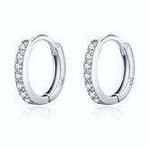 Brinco Argola em Moissanite – Virena Elorian