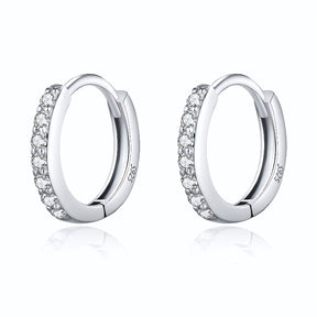 Brinco Argola em Moissanite – Virena Elorian