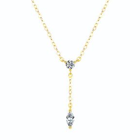 Colar Y Dourado em Prata 925 - Virena Elise