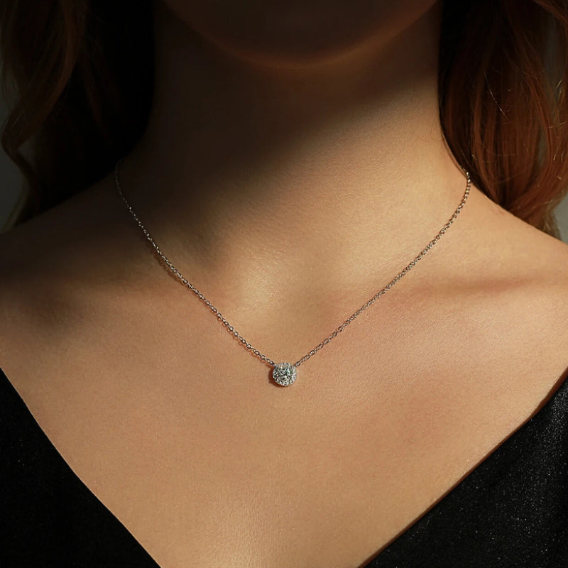 Colar Ponto de Luz em Moissanite - Virena Royale