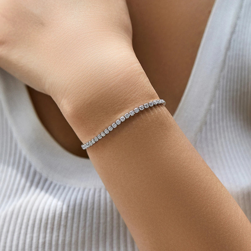Pulseira Tennis em Prata 925 - Virena Diamond Luxe