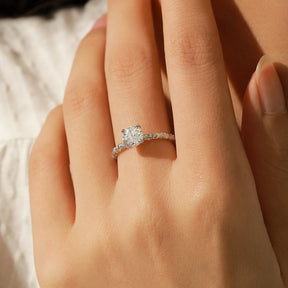 Anel Solitário em Moissanite 1CT - Virena Helix