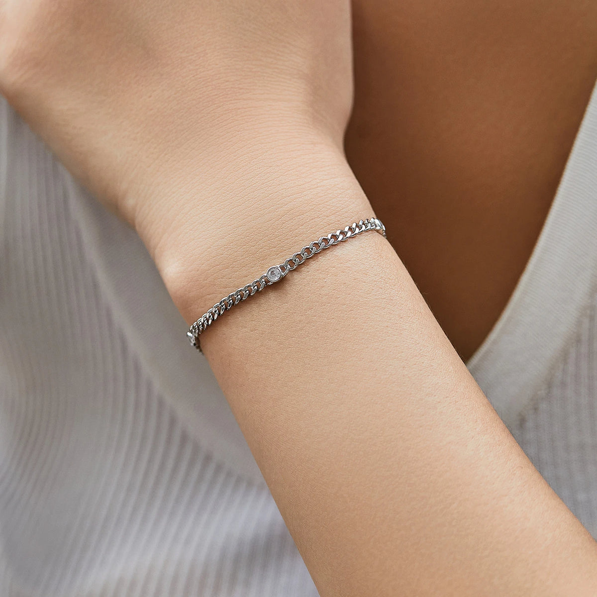 Pulseira em Moissanite – Virena Orbis