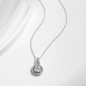 Colar Ponto de Luz em Moissanite 1CT - Virena Lustria