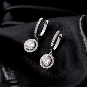 Brinco Argola em Moissanite – Virena Solis