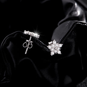 Brinco Floco de Neve em Moissanite – Virena Floccia