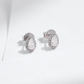 Brinco Gota Ponto de Luz em Moissanite – Virena Purelle
