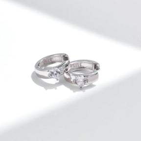 Brinco Argola em Moissanite – Virena Nuvia