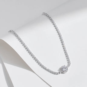 Pulseira Tennis em Prata 925 - Virena Halo