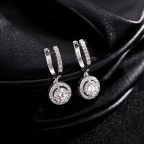 Brinco Argola em Moissanite – Virena Solis