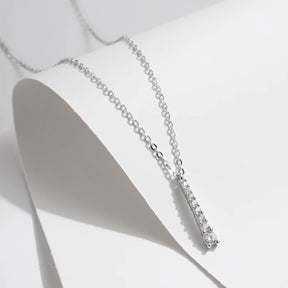 Colar Y em Moissanite - Virena Élégance