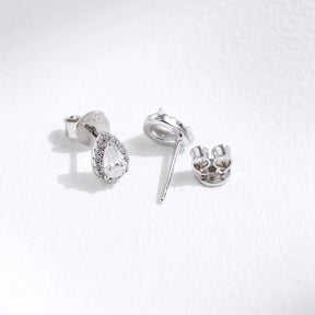 Brinco Gota Ponto de Luz em Moissanite – Virena Purelle