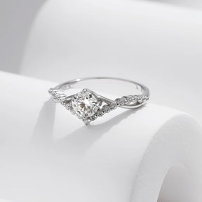 Anel Coroa em Moissanite - Virena Crownlight