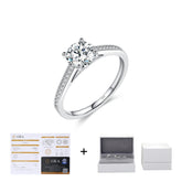 Anel Solitário em Moissanite 1CT - Virena Majesté