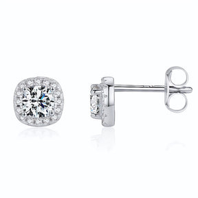 Brinco Ponto de Luz em Moissanite – Virena Eclaire