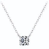 Colar Ponto de Luz em Moissanite - Virena Astra