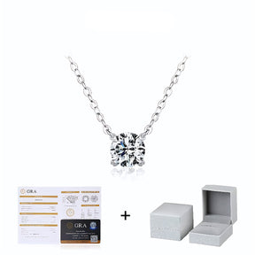 Colar Ponto de Luz em Moissanite - Virena Astra