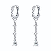 Brinco Argola Drop em Prata 925 – Virena Liora