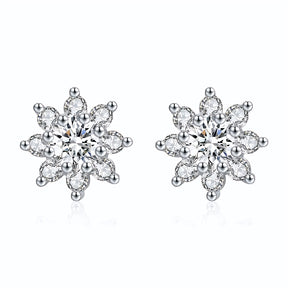 Brinco Ponto de Luz em Moissanite - Virena Rosélia