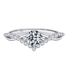 Anel Coroa em Moissanite - Virena Crownlight