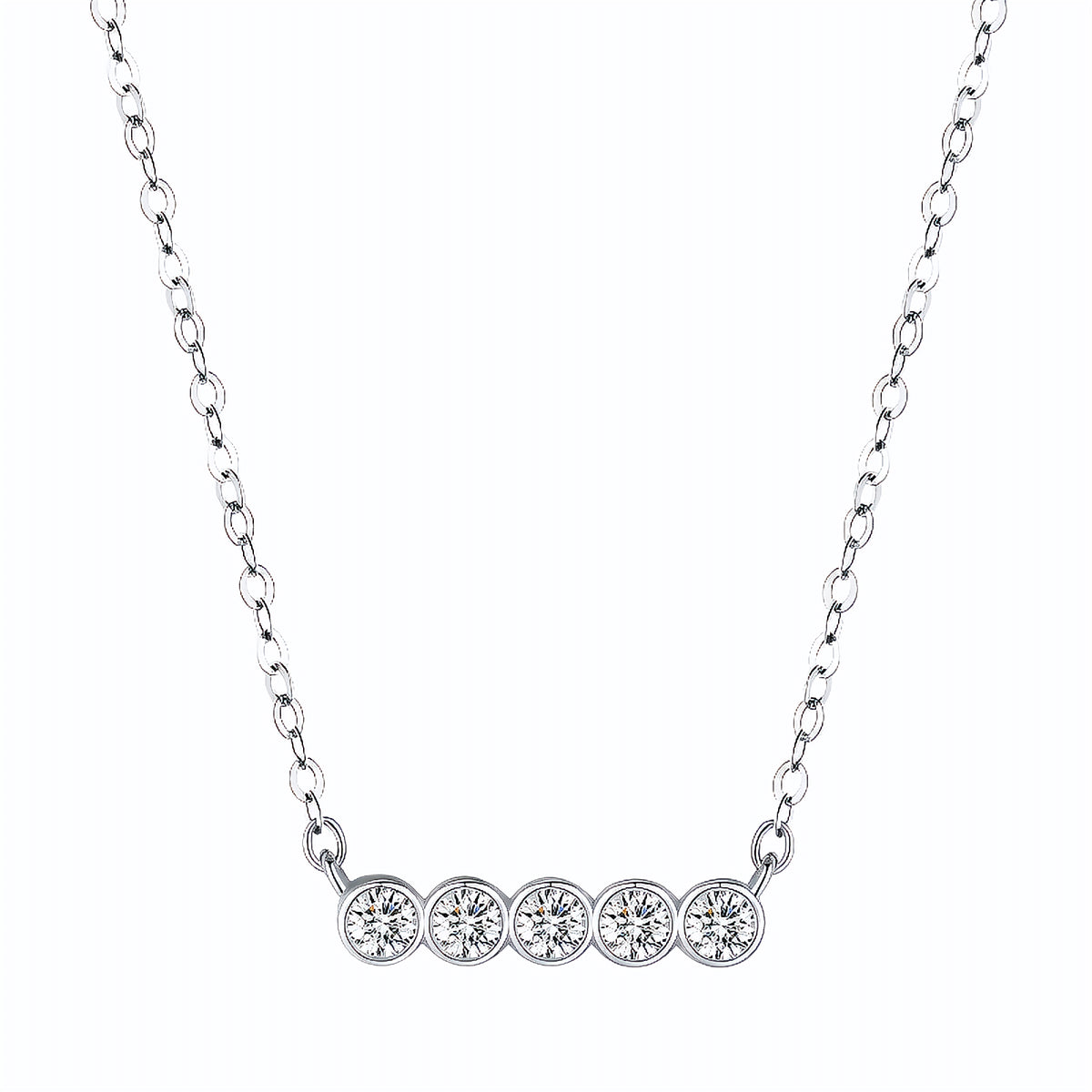Colar Minimalista em Moissanite - Virena Essence